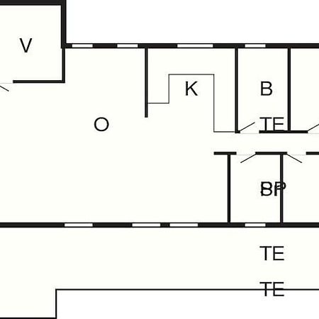 6 Person Holiday Home In Hemmet Kültér fotó