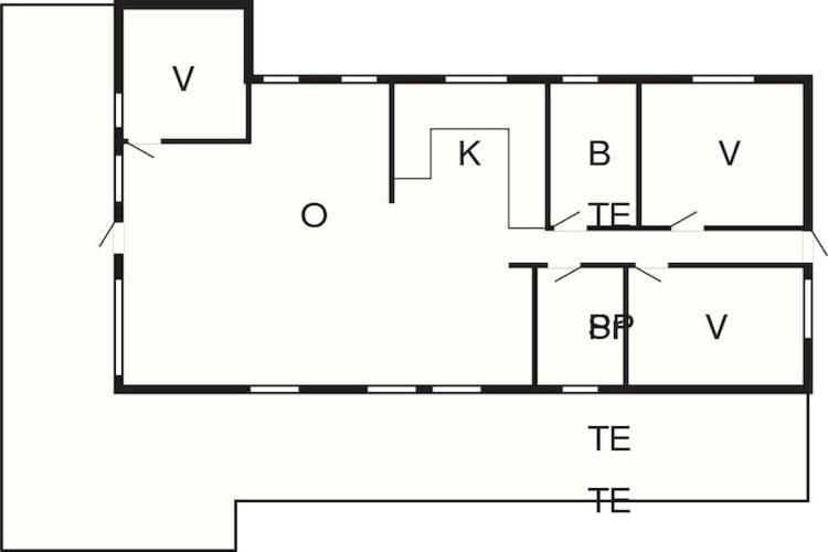 6 Person Holiday Home In Hemmet Kültér fotó
